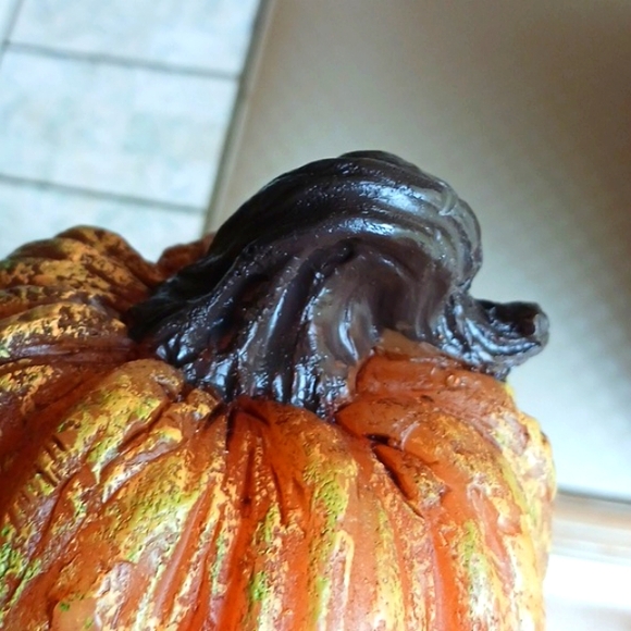 Harvest Pumpkin & Gourd set,illuminating On A Timer,/Valeri/Qvc,made Of Wax - Picture 9 of 13